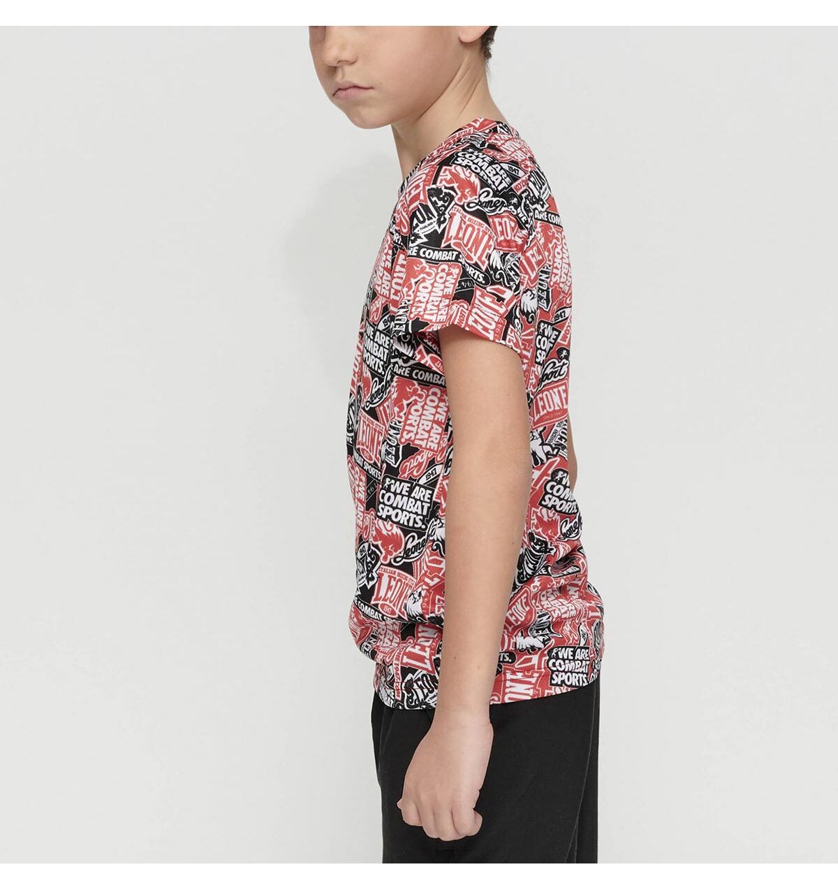 Kids Leone 1947 Patch Workout T-Shirt - Black