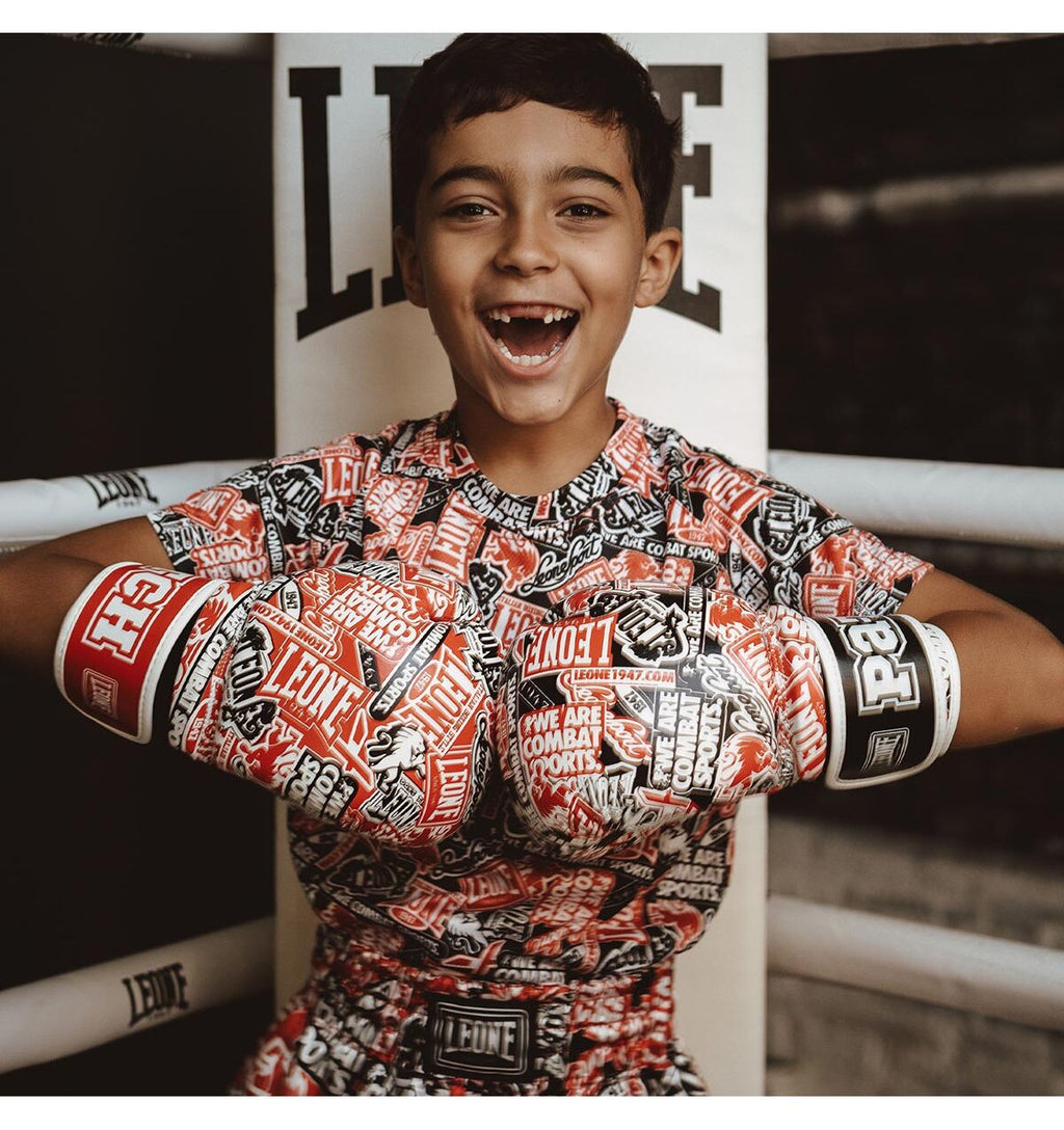 Kids Leone 1947 Patch Workout T-Shirt - Black