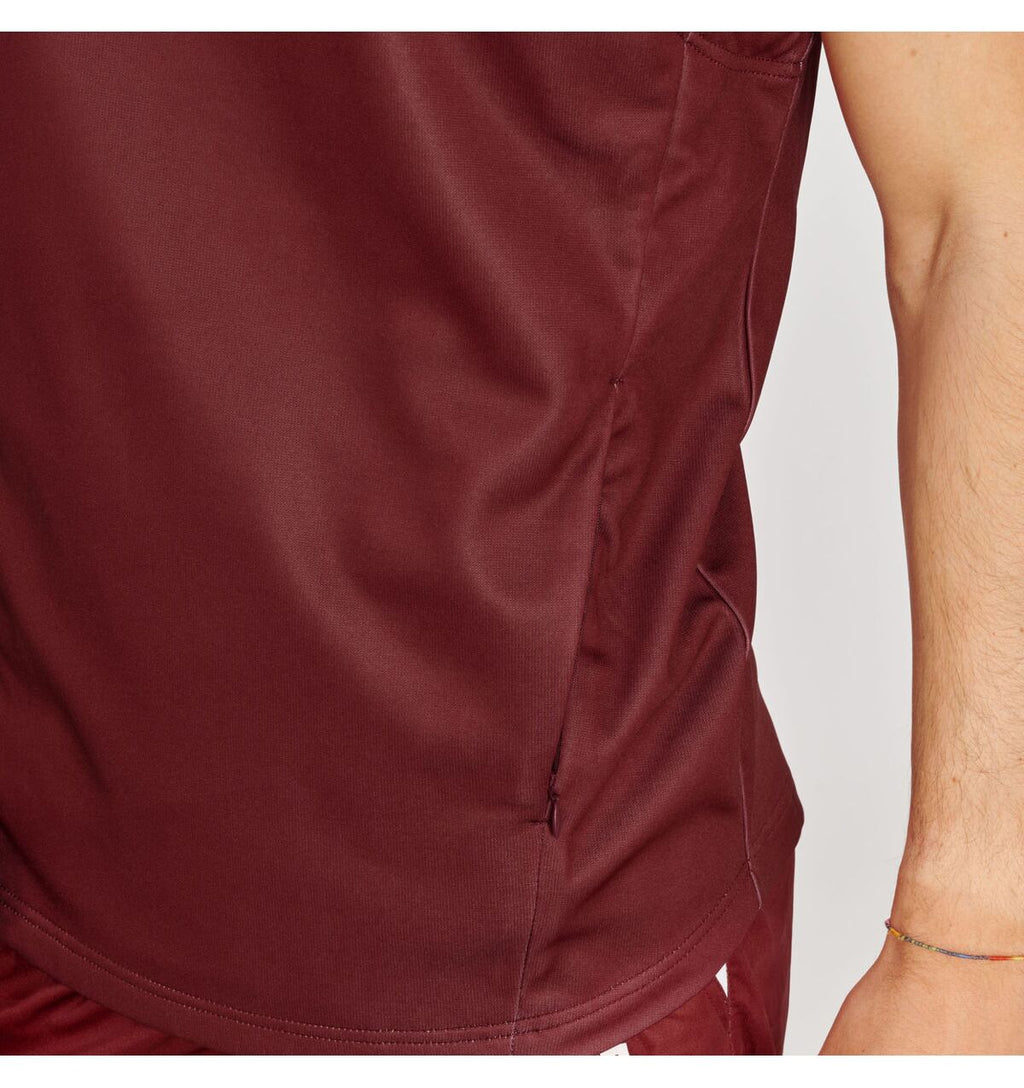 Leone 1947 Logo Sleeveless Sweatshirt ABX110 - Burgundy