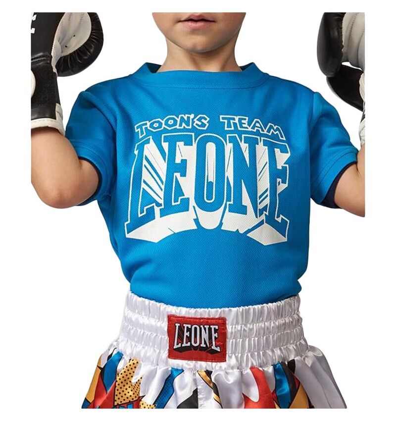Leone Bambino Kids Training T-Shirt ABJ10 Blue