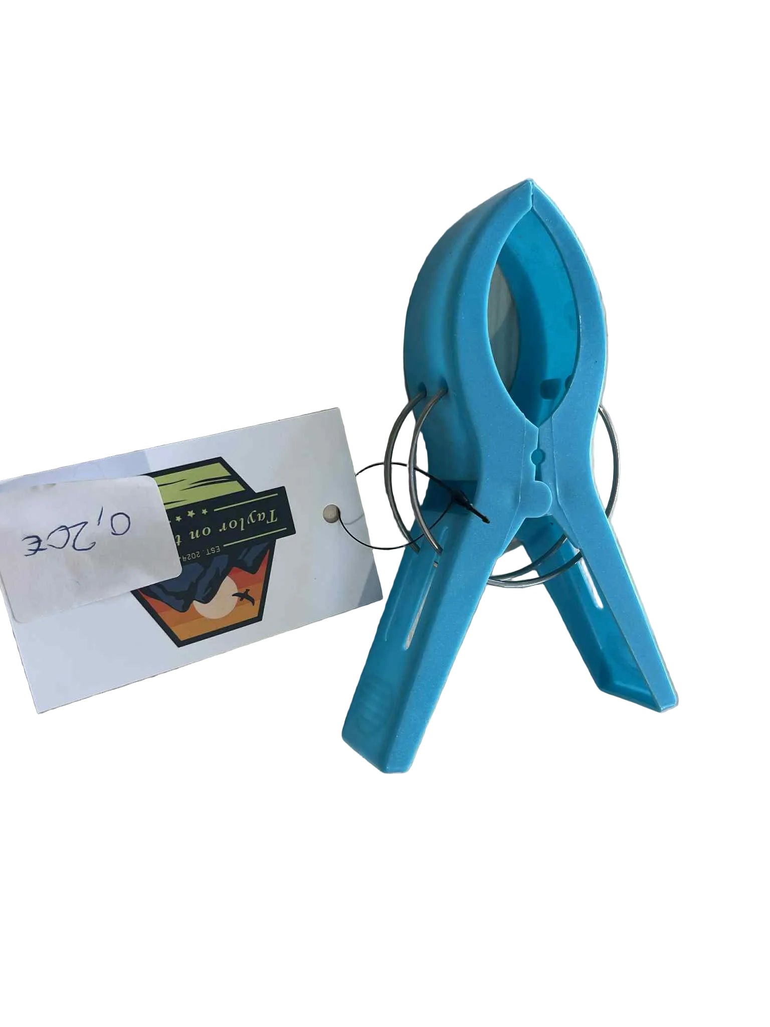 Large plastic clip Blue