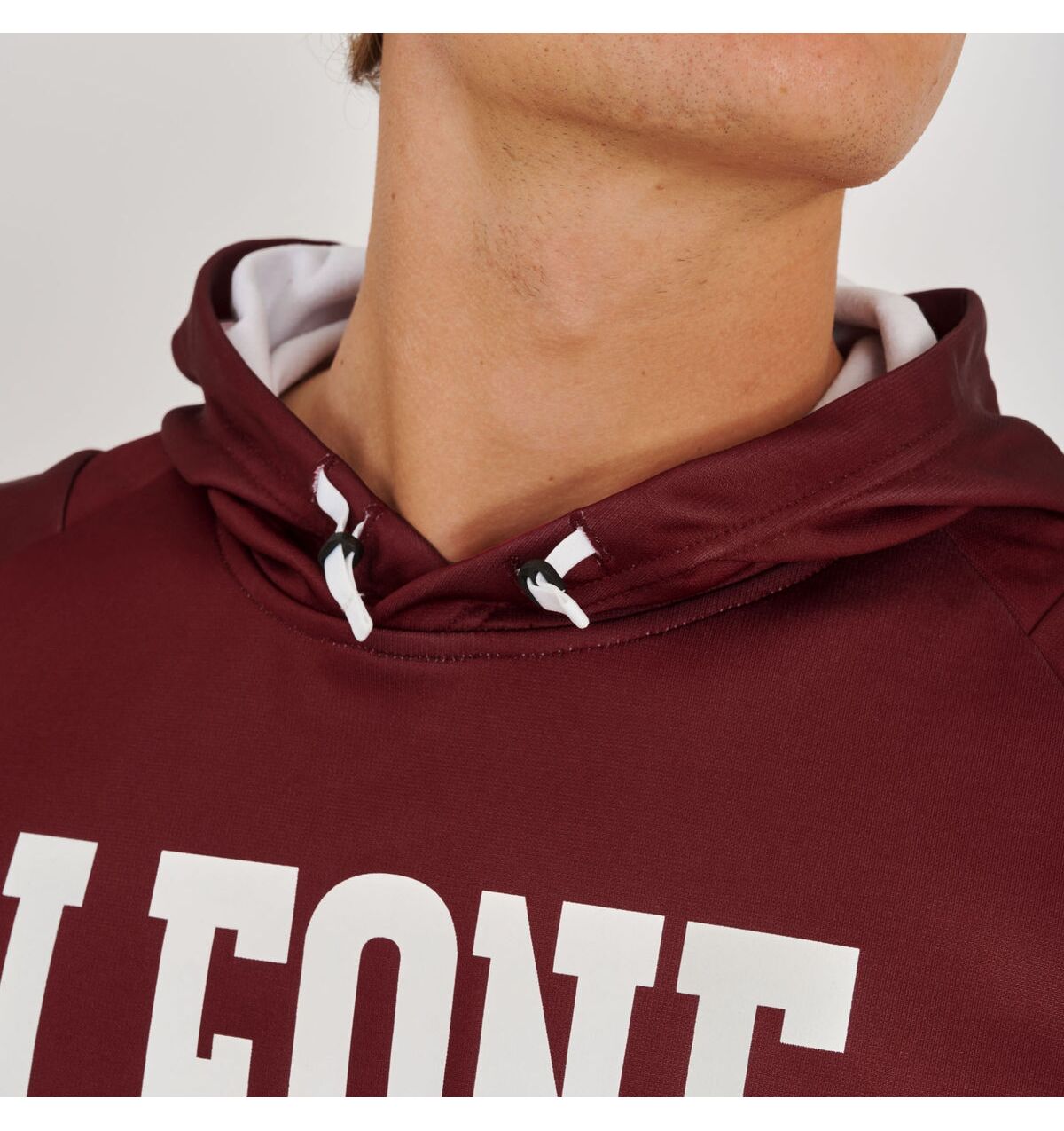 Leone 1947 Logo Sleeveless Sweatshirt ABX110 - Burgundy