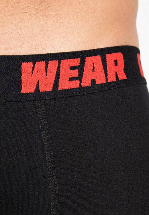 Gorilla Wear Boxershorts 3-Pack - Black - L